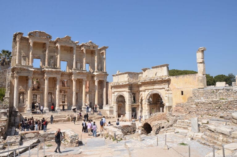 Library of Celsus in Ephesus Ancient City Turkey