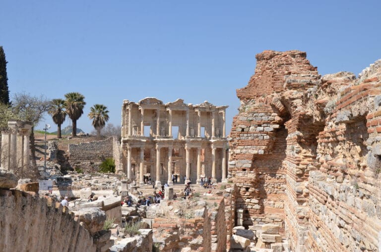 Library of Celsus in Ephesus Ancient City Turkey