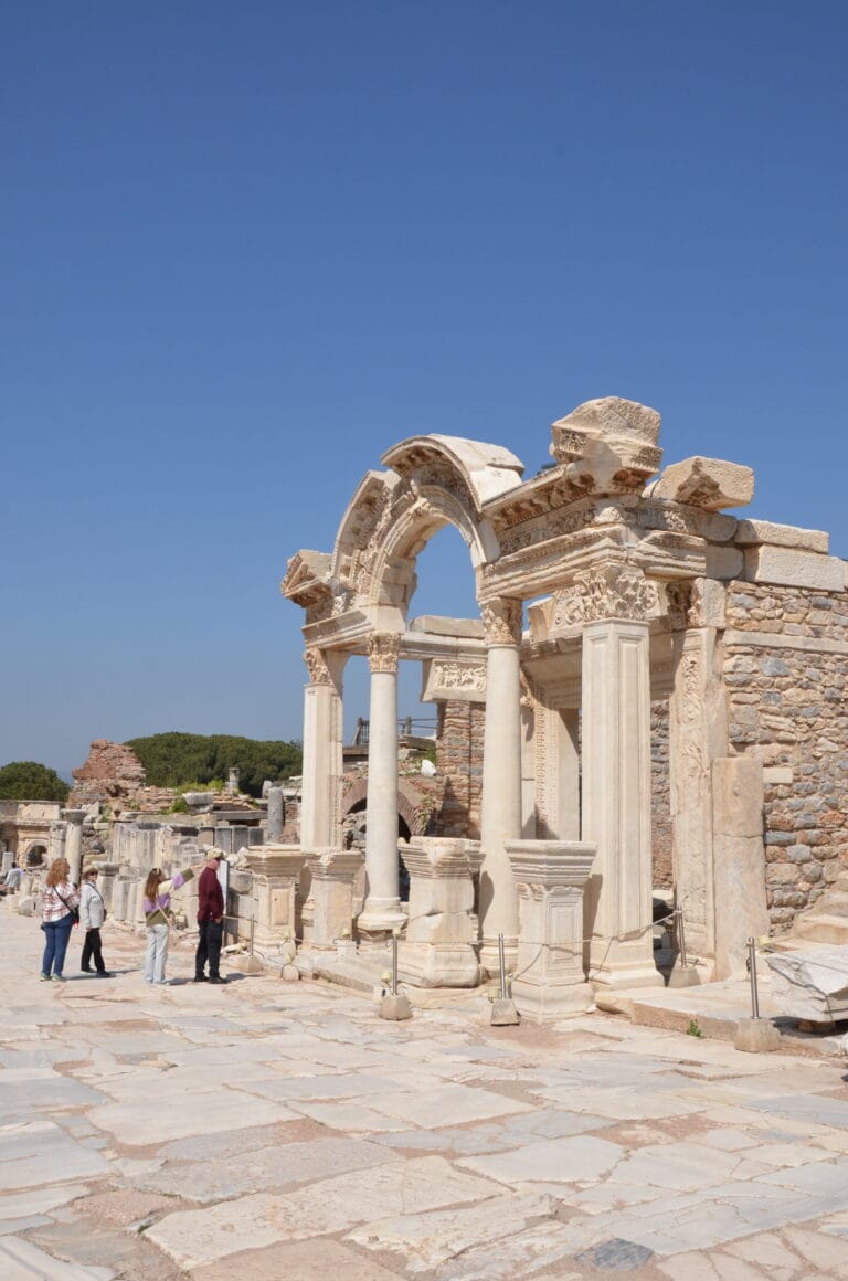 Temple of Hadrian in Ephesus Ancient City Turkey