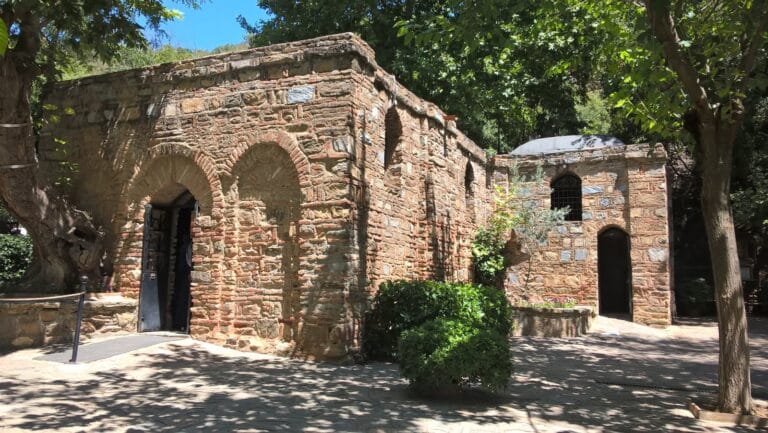 House of Virgin Mary near Ephesus in Selcuk Turkey Title