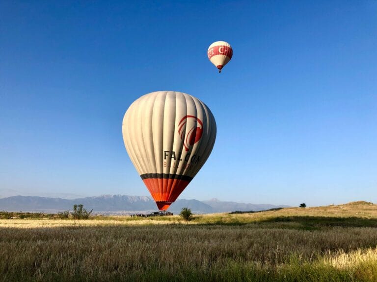Hot air balloon tour over Cappadocia Turkey