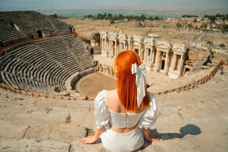Ancient theatre of Hierapolis in Pamukkale