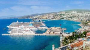 Kusadasi Marina walking distance from Kusadasi Port Turkey
