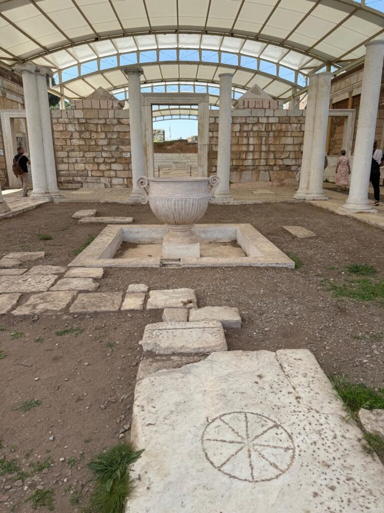 Ancient Synagogue in Sardis Ancient City Turkey